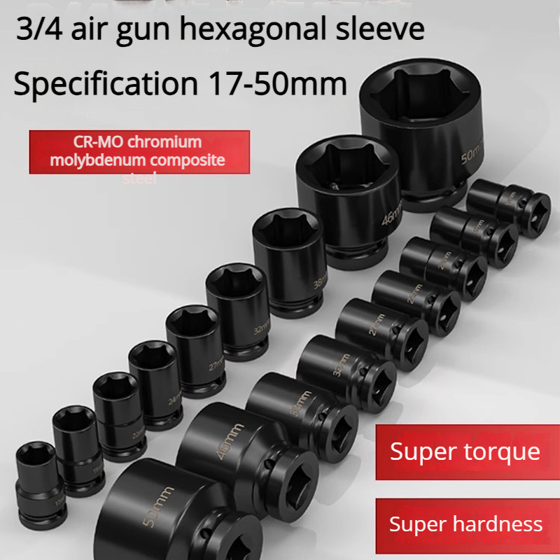 Heavy Equipment Operation - 3/4 Inch Hex Socket Heavy Duty