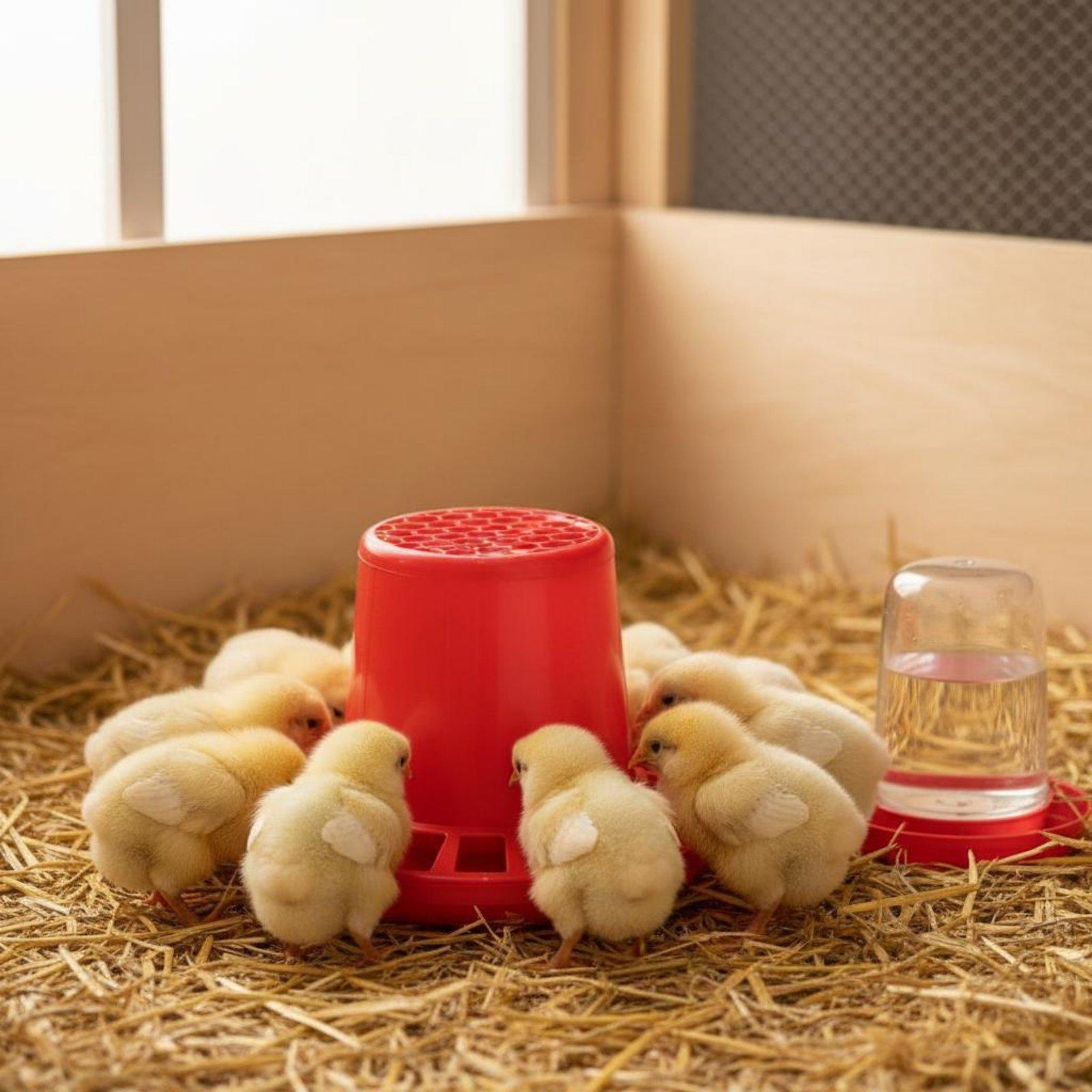 Heavy Equipment With Bucket - Chicken Feeder Bucket Trough Multi Hole