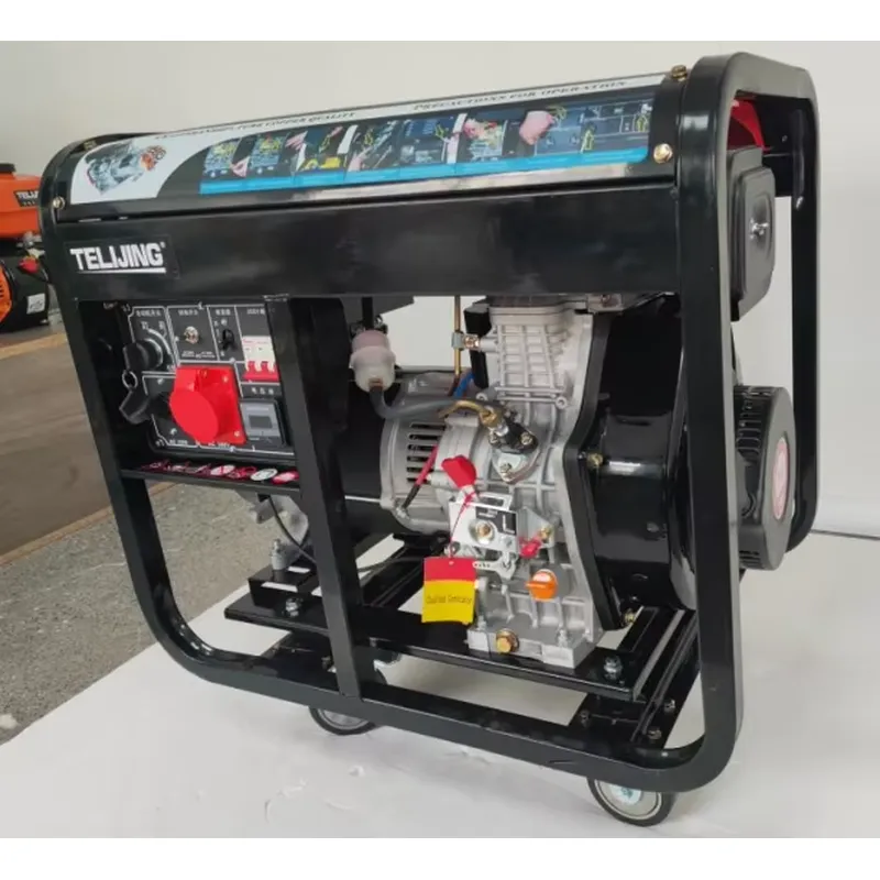 Portable Welding Generator - Automatic 300A 7kw Dual Function diesel