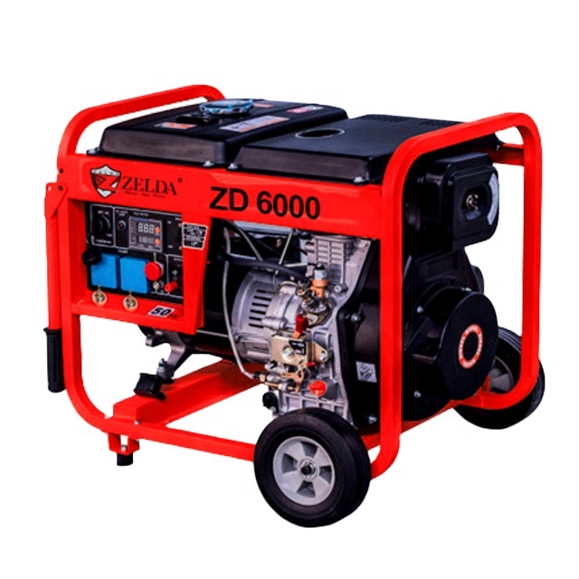 Portable Welding Generator - 5KW 6.5HP Silent Type Portable Generator