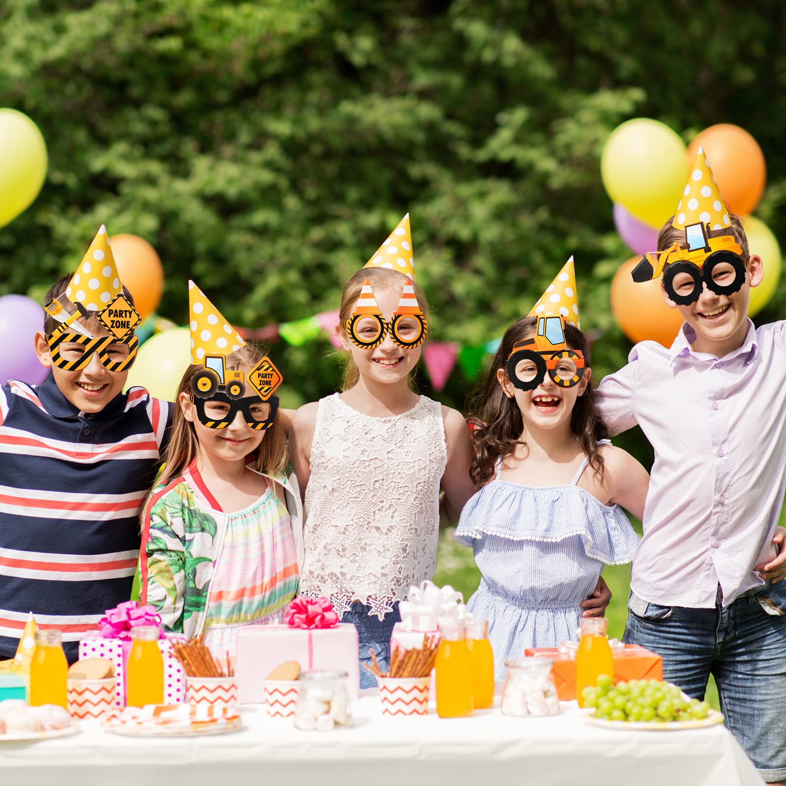 12Pcs Construction Theme Party - Heavy Equipment Birthday Theme ulasan dan harga