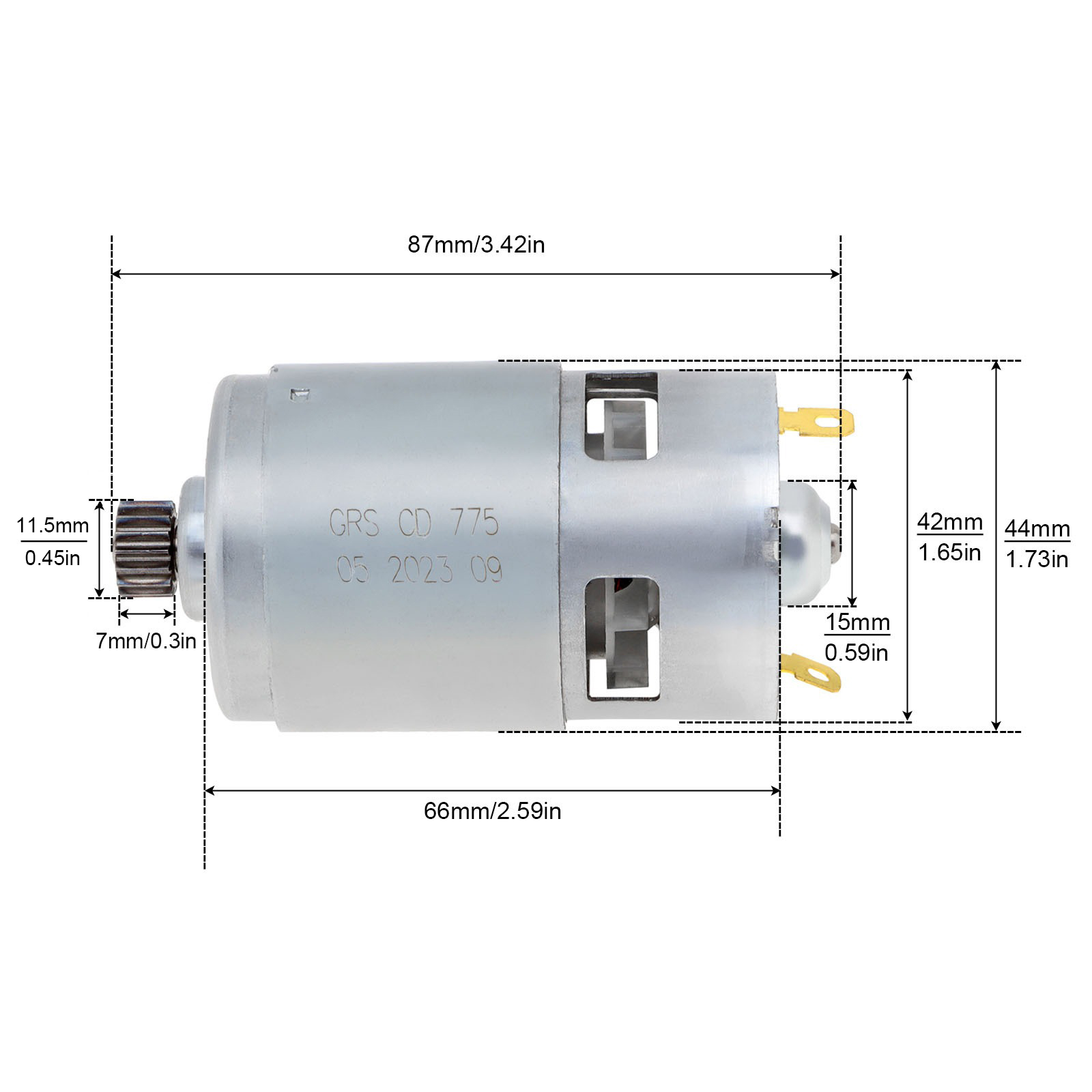 775 DC Motor 18V 16 Teeth Micr - Magnetic Drill Press ulasan dan harga