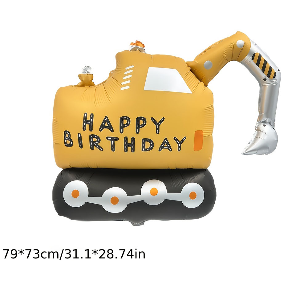Construction Party Balloon Mat - Heavy Equipment Birthday Theme ulasan dan harga