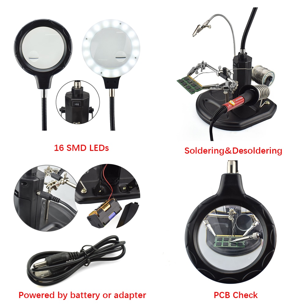 FEITA Helping Hands Soldering  - Heavy Equipment Glass ulasan dan harga
