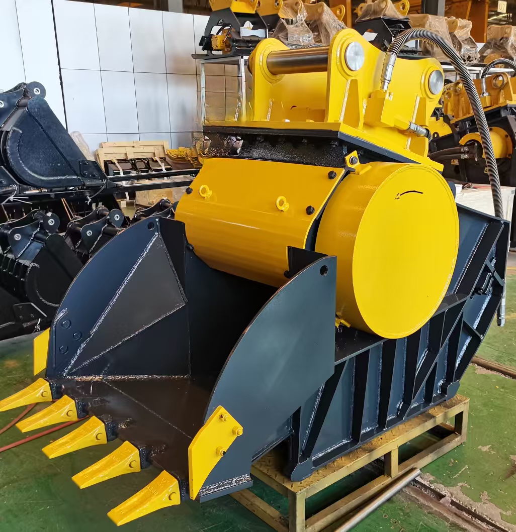 Hydraulic Excavator Crusher Bu - Heavy Equipment With Bucket ulasan dan harga
