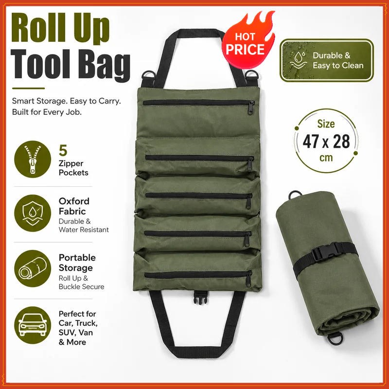 Heavy Duty Roll Up Tool Bag, O - Heavy Equipment Operation ulasan dan harga