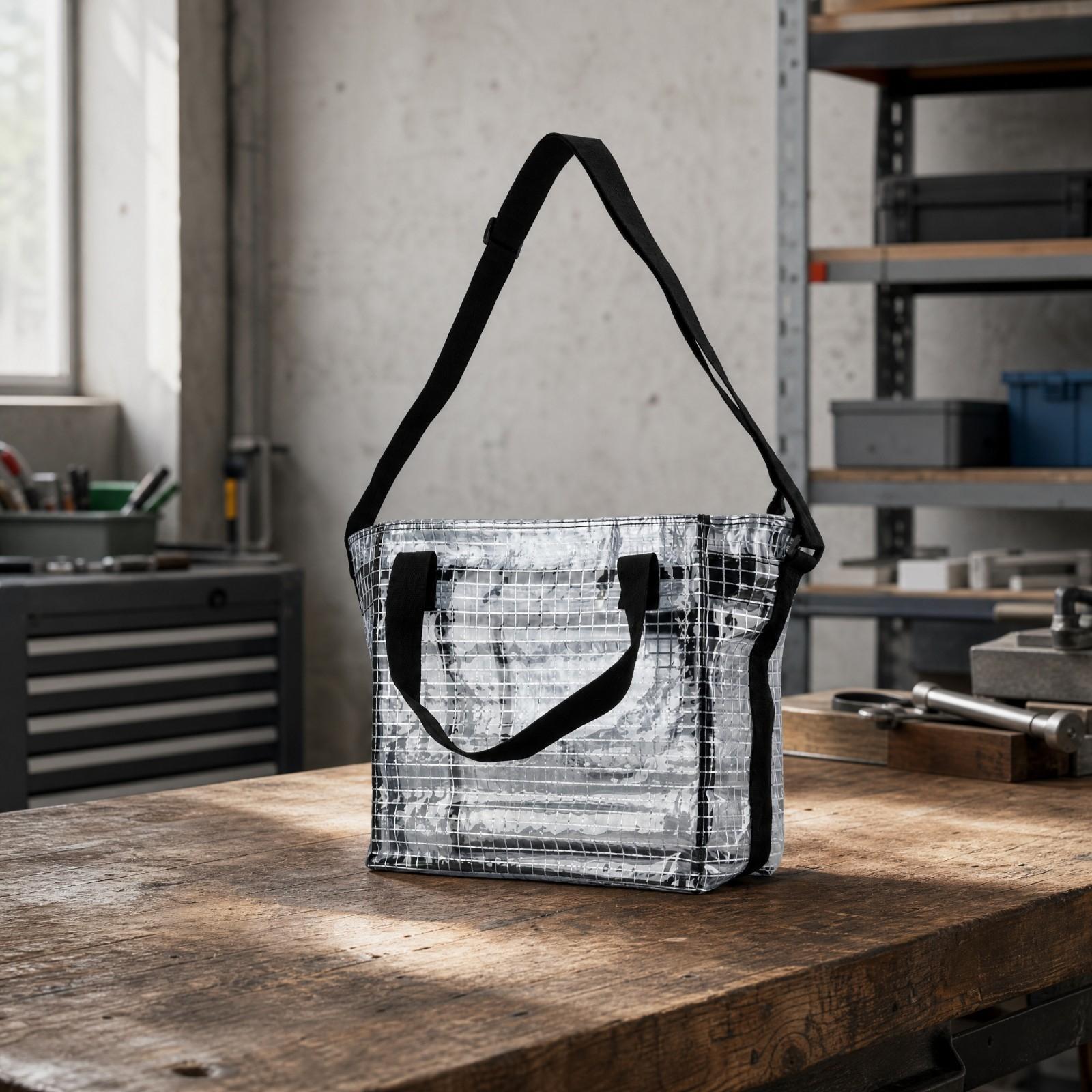 Clear PVC Mesh Carrier Tote Wa - Heavy Equipment Work ulasan dan harga