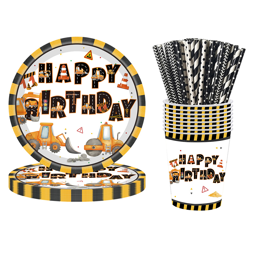Construction Engineering Slap  - Heavy Equipment Birthday Theme ulasan dan harga