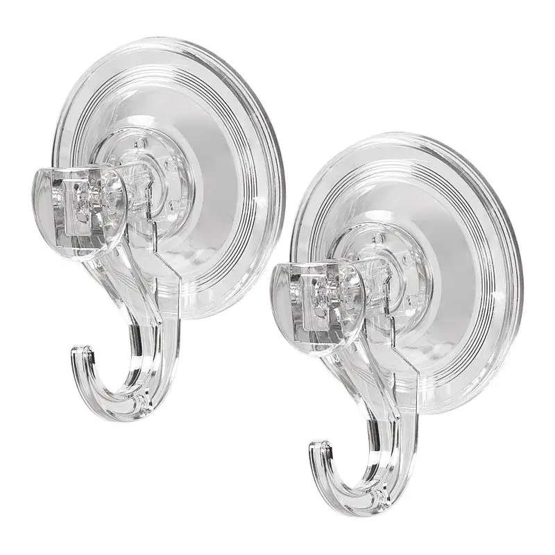 10pcs Suction Cup Hooks, Clear - Heavy Equipment Glass ulasan dan harga